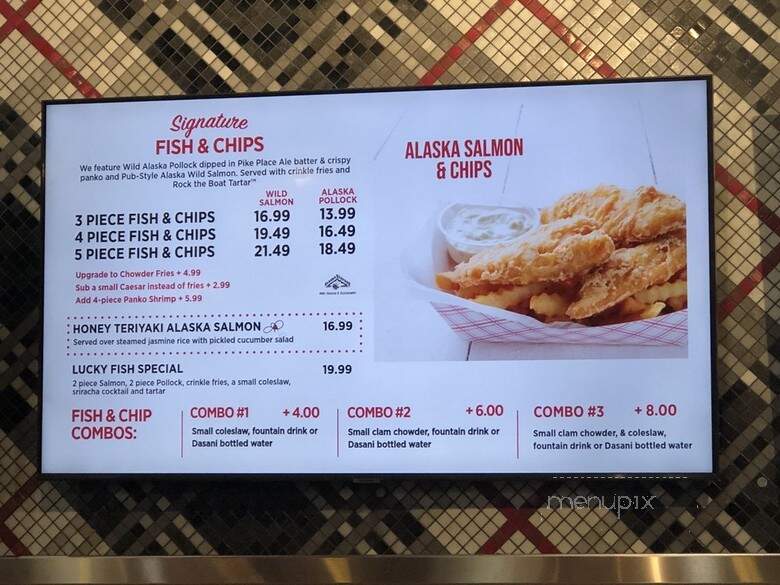 Lucky Louie Fish Shack - Seattle, WA menu_pic
