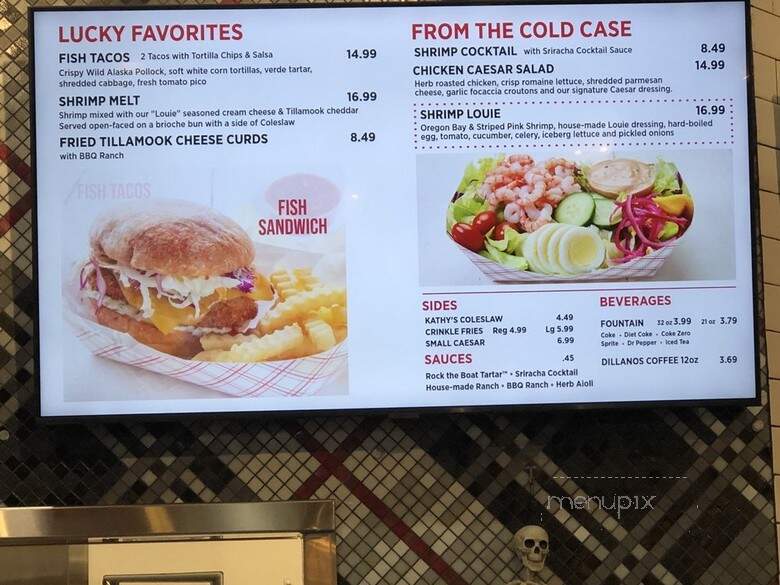 Lucky Louie Fish Shack - Seattle, WA menu_pic