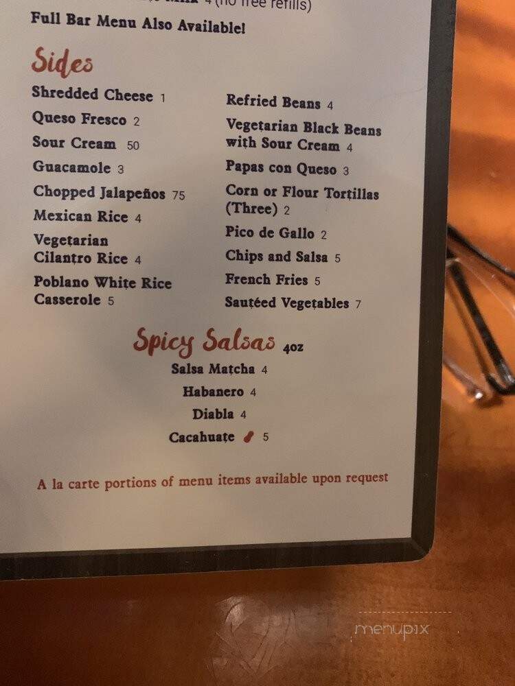 Leticias Cocina & Cantina - Las Vegas, NV menu_pic