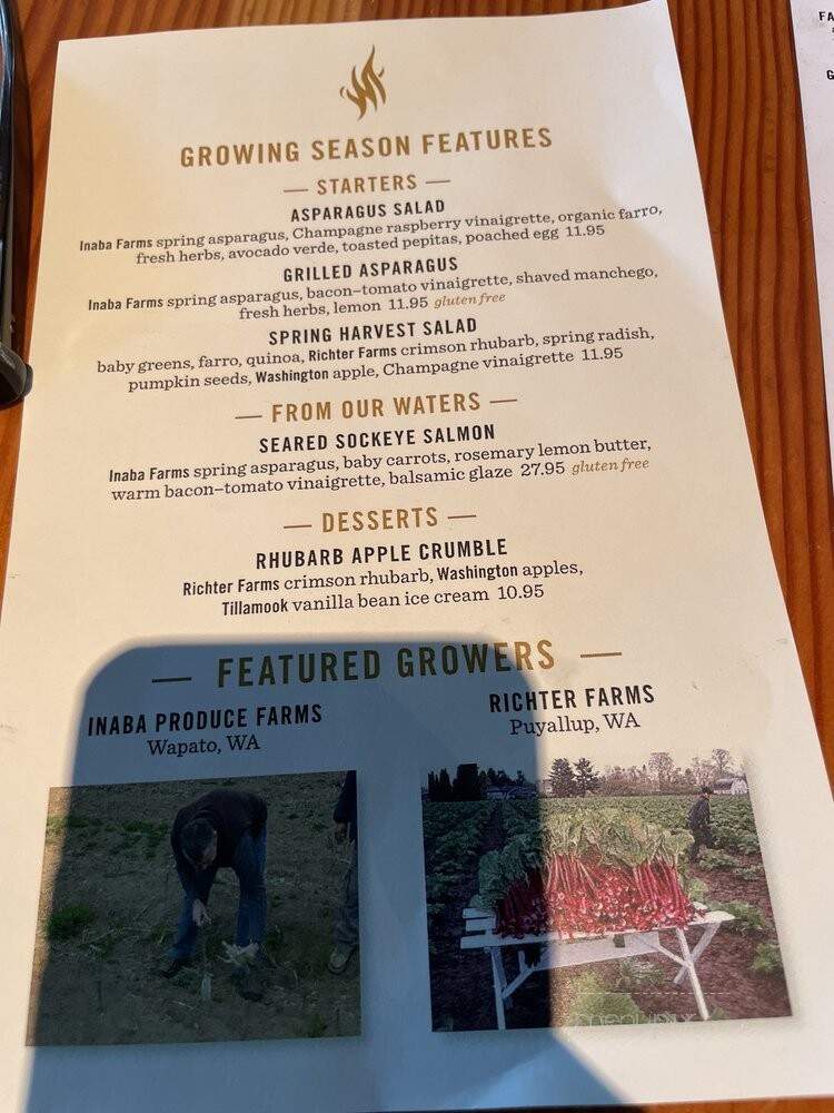 WildFin American Grill - Beaverton, OR menu_pic