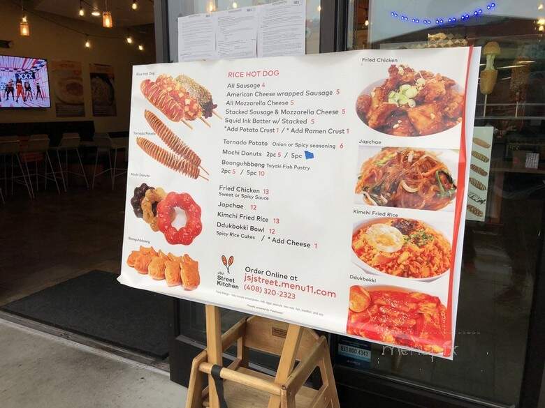 JSJ Street Kitchen - Cupertino, CA menu_pic