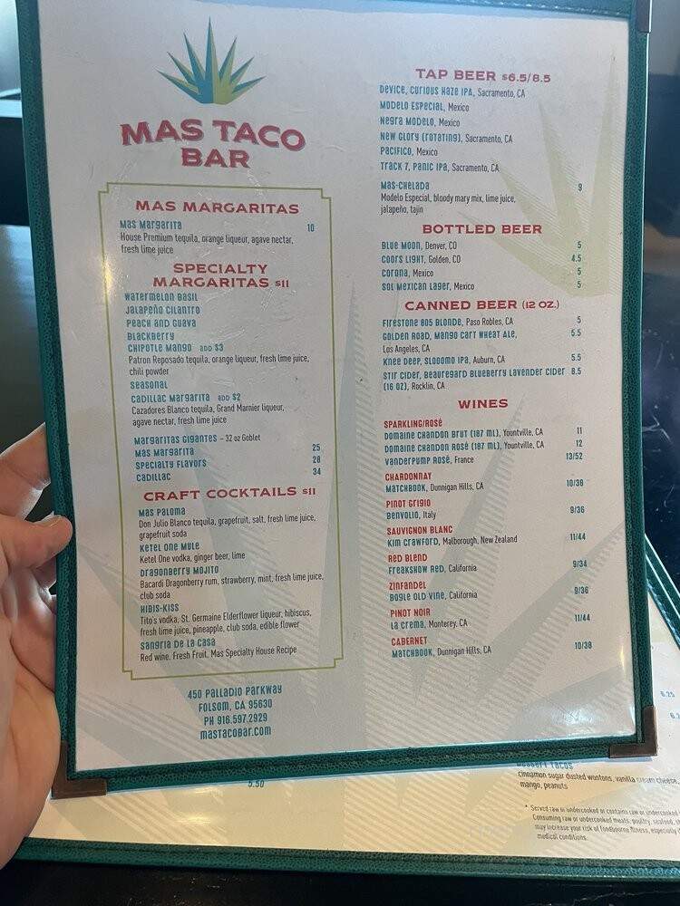 Mas Taco Bar - Folsom, CA