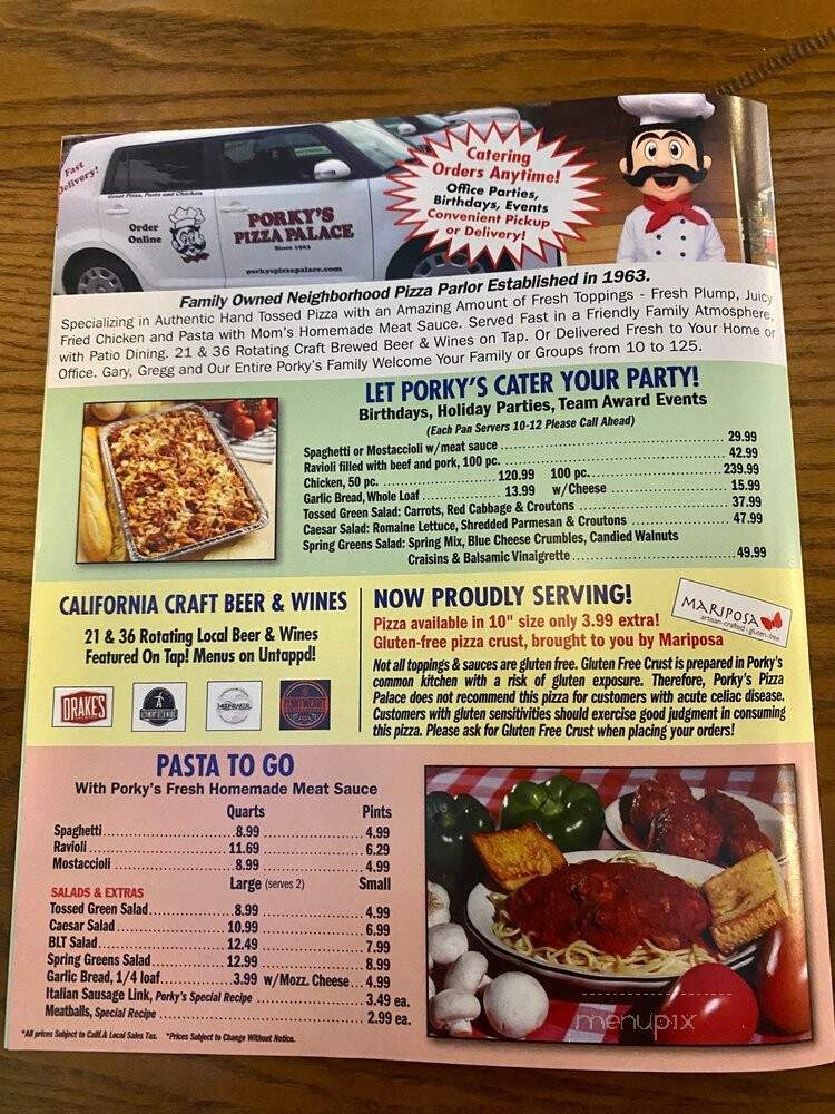 Porky's Pizza Palace - Pleasanton, CA