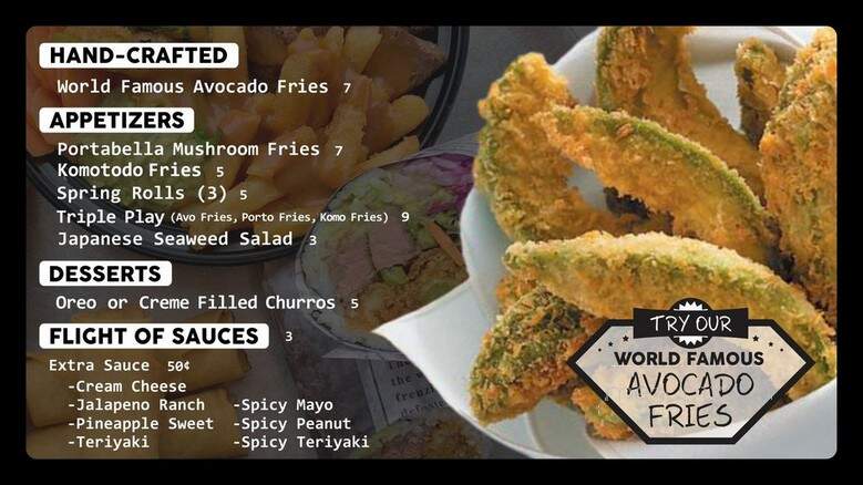 Komotodo Sushi Burrito - Overland Park, KS menu_pic