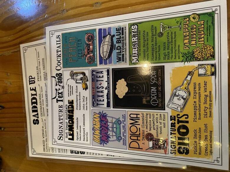 Tex 808 Bbq + Brews - Honolulu, HI menu_pic