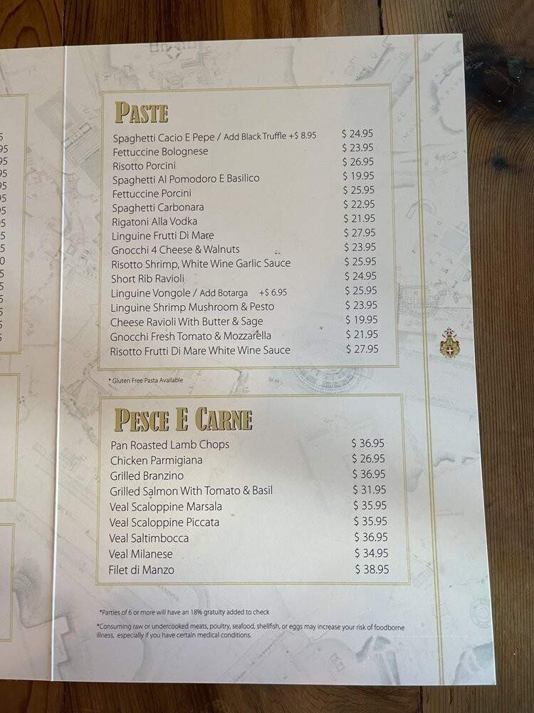 Cacio e Pepe - North Miami Beach, FL menu_pic