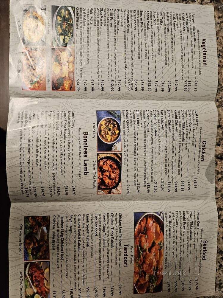 Curry Bowl - Clayton, CA menu_pic