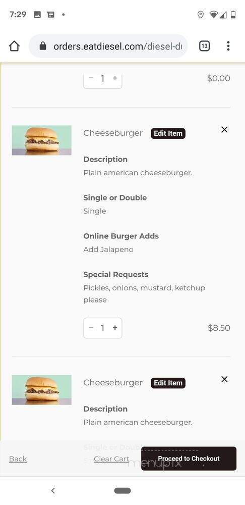 Diesel & Duke - Princeton, NJ menu_pic