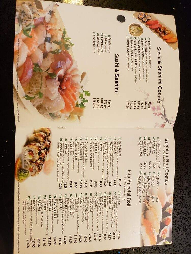 Fuji Seoul - Merrick, NY menu_pic