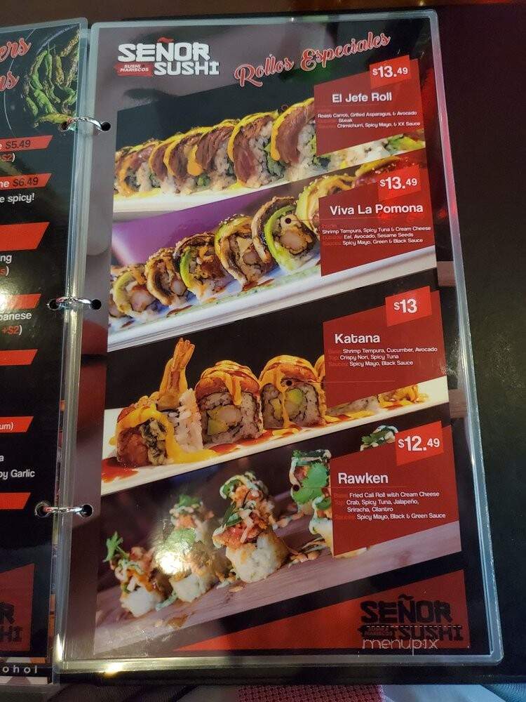 Senor Sushi - Pomona, CA menu_pic