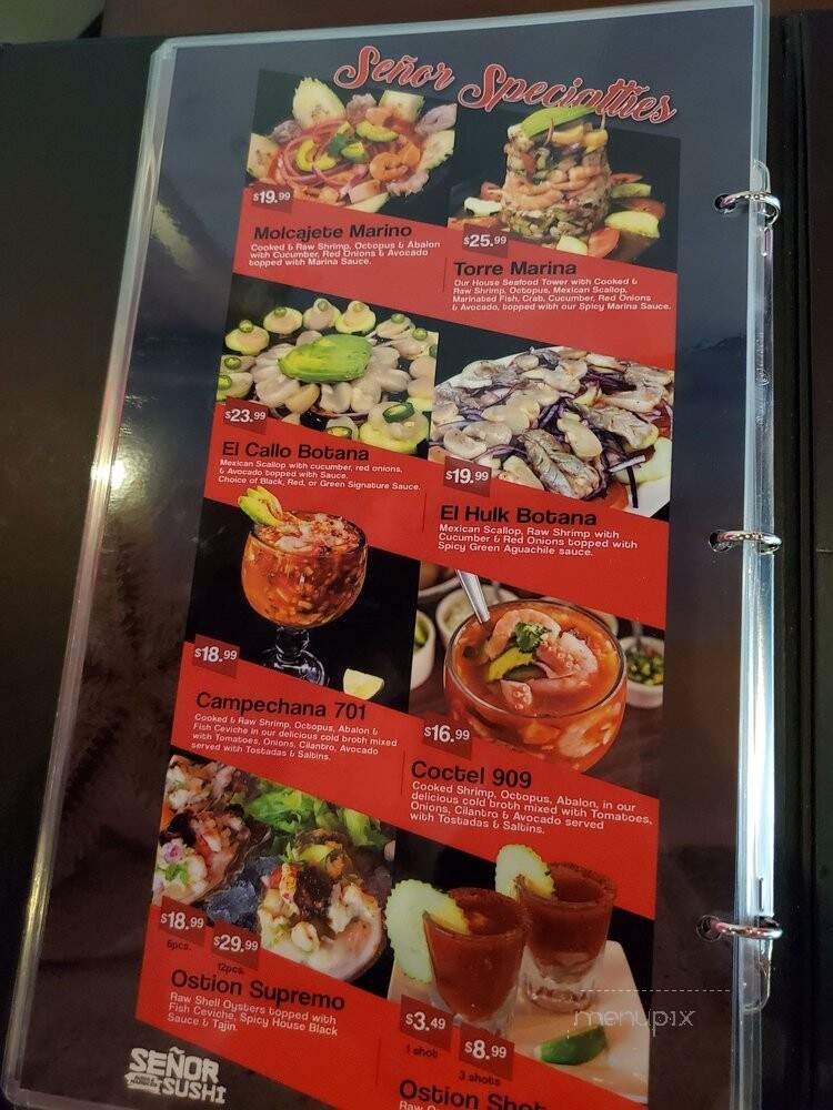 Senor Sushi - Pomona, CA menu_pic