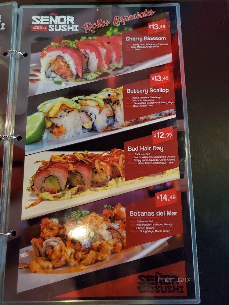 Senor Sushi - Pomona, CA menu_pic