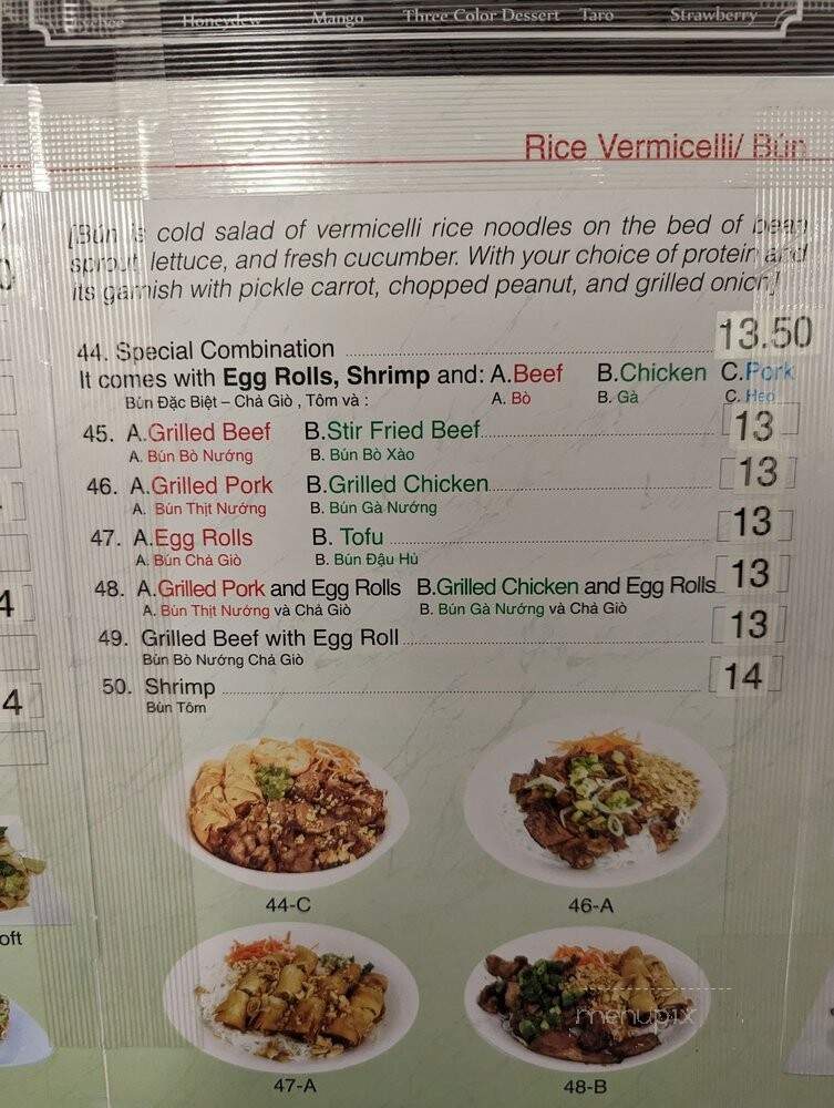 Pho DJ - Riverside, CA menu_pic