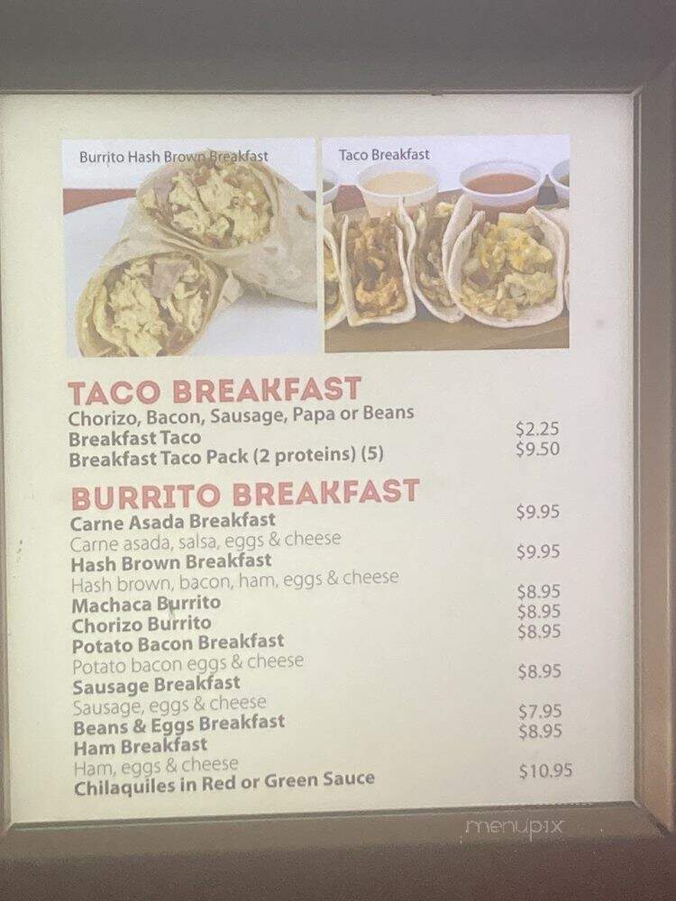 Guatta-Ritto - Grand Prairie, TX menu_pic