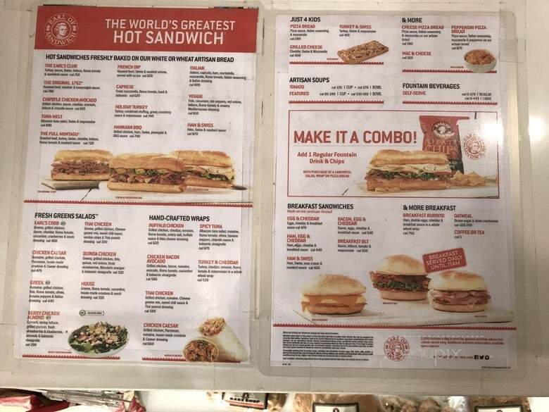 Earl Of Sandwich - Long Beach, CA menu_pic