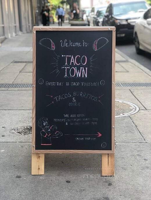 Taco Town - Baltimore, MD menu_pic
