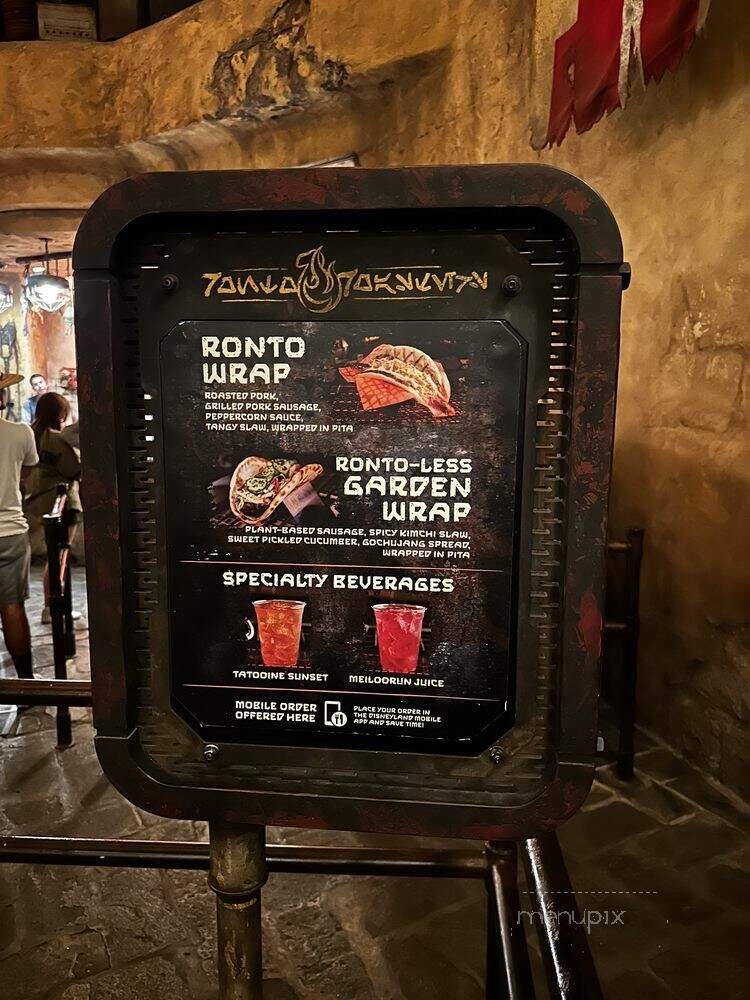 Ronto Roasters - Anaheim, CA menu_pic