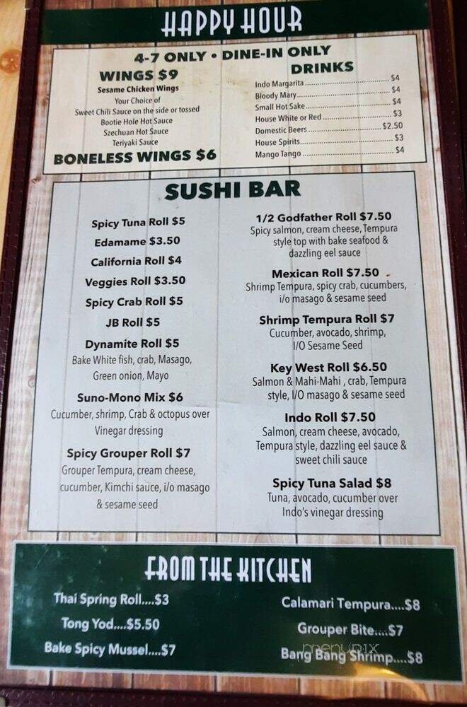 Indo Asian Bistro & Sushi Bar - Myrtle Beach, SC