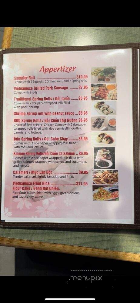 Happy Pho - Costa Mesa, CA menu_pic