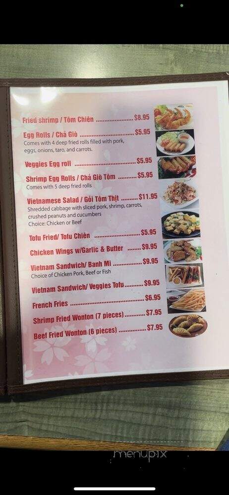 Happy Pho - Costa Mesa, CA menu_pic