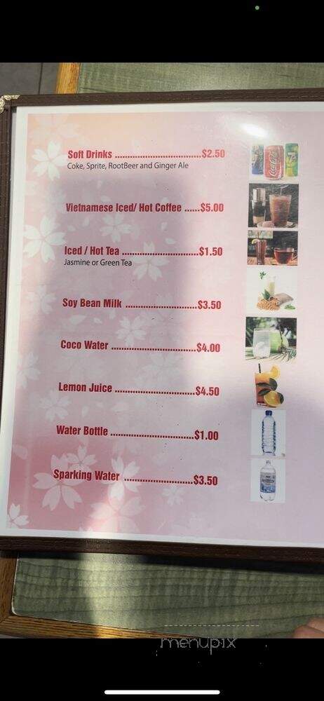 Happy Pho - Costa Mesa, CA menu_pic
