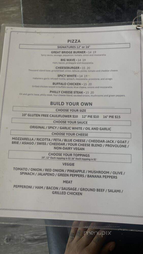 Tossed and Sauced - Chesapeake, VA menu_pic