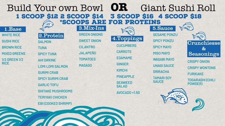 Pacific Bowls and Rolls - Monterey, CA menu_pic
