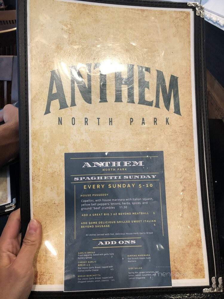 Anthem - San Diego, CA