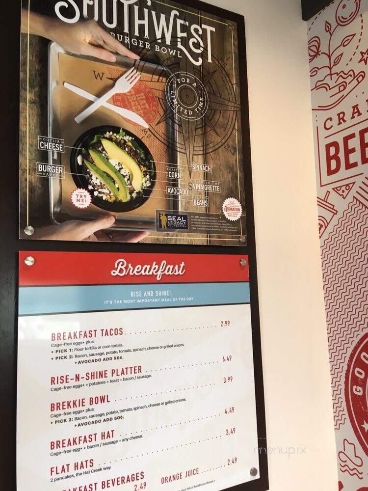 Hat Creek Burger Co. - Little Elm, TX menu_pic