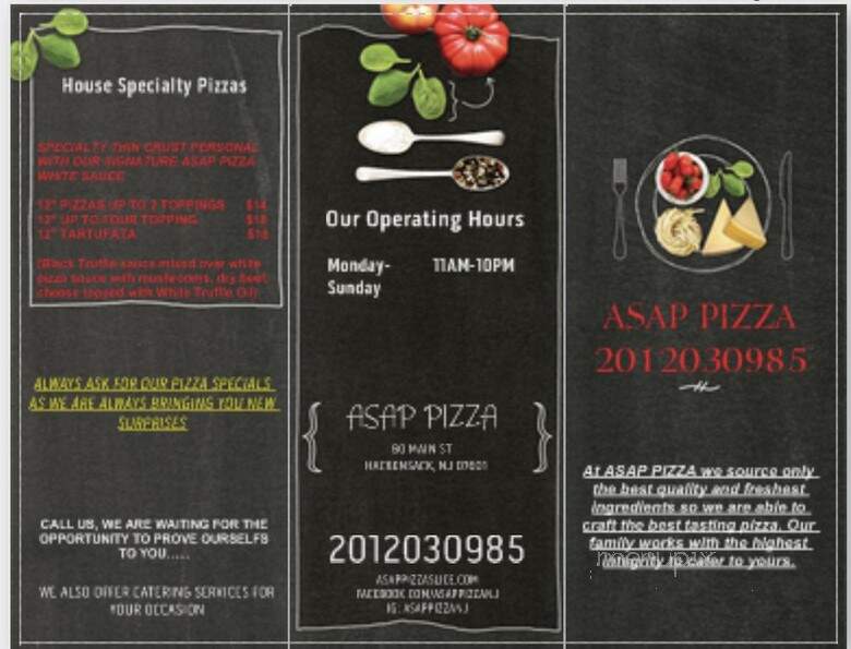 Asap Pizza - Hackensack, NJ
