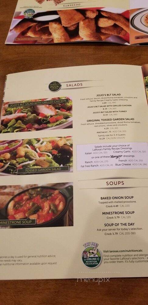 LaRosa's Lexington - Lexington, KY menu_pic