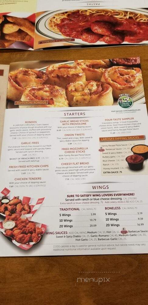 LaRosa's Lexington - Lexington, KY menu_pic