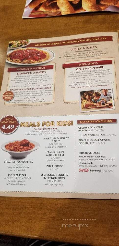 LaRosa's Lexington - Lexington, KY menu_pic