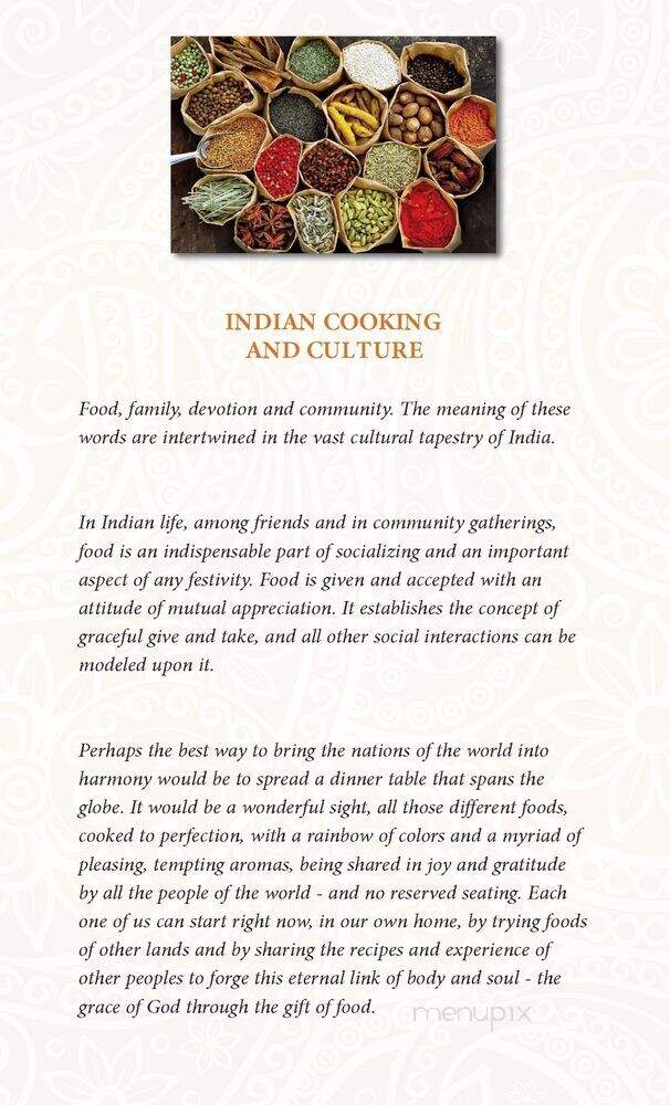 Lucky Indian Cuisine - Kokomo, IN menu_pic