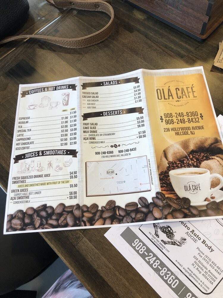 Ola Cafe - Hillside, NJ menu_pic