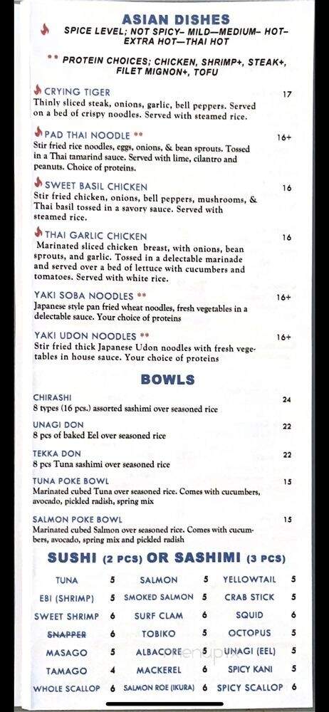 Roll & Go Sushi Asian Kitchen - Daphne, AL menu_pic