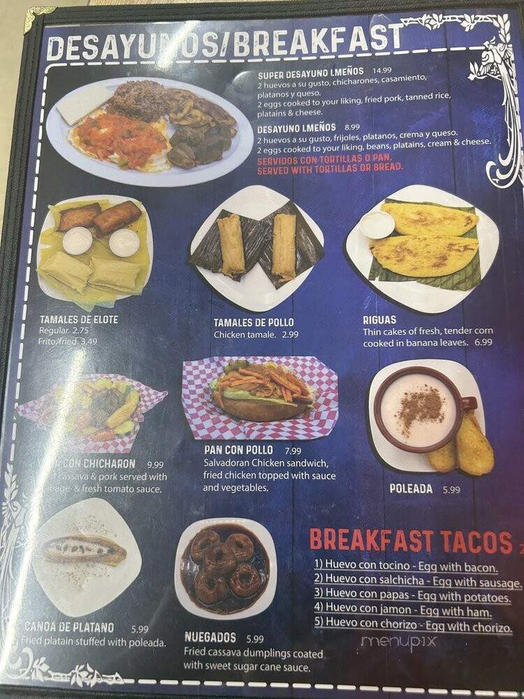 Limenos Restaurant - Houston, TX menu_pic