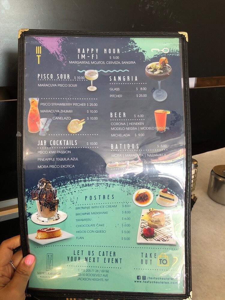 Tasty Chaulafan - Queens, NY menu_pic
