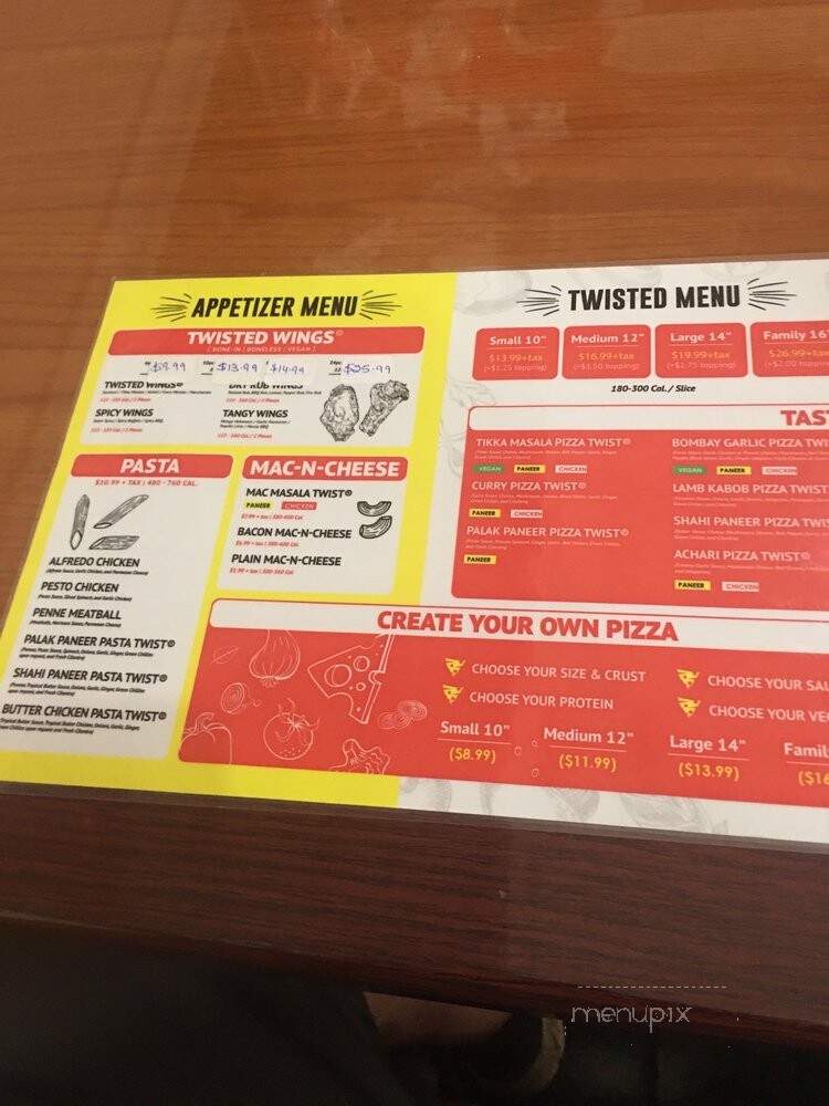 Chicago's Pizza With A Twist - Plainfield, IN menu_pic