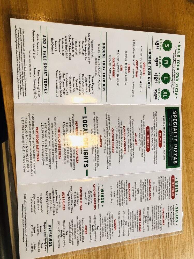 Marco's Pizza - Conroe, TX menu_pic