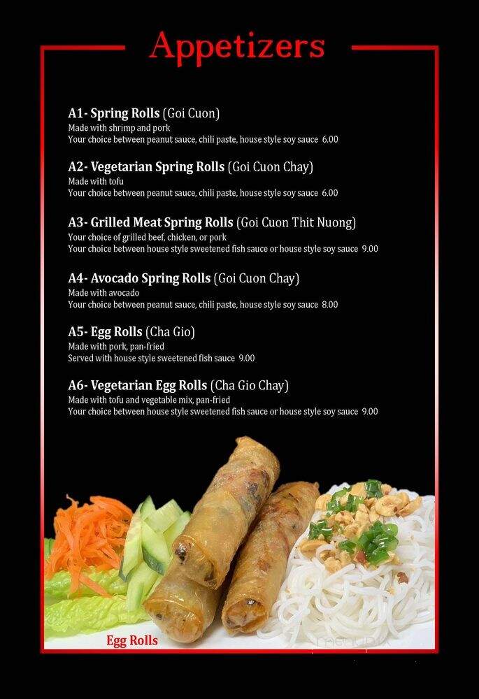 Pho by Night - Littleton, CO menu_pic