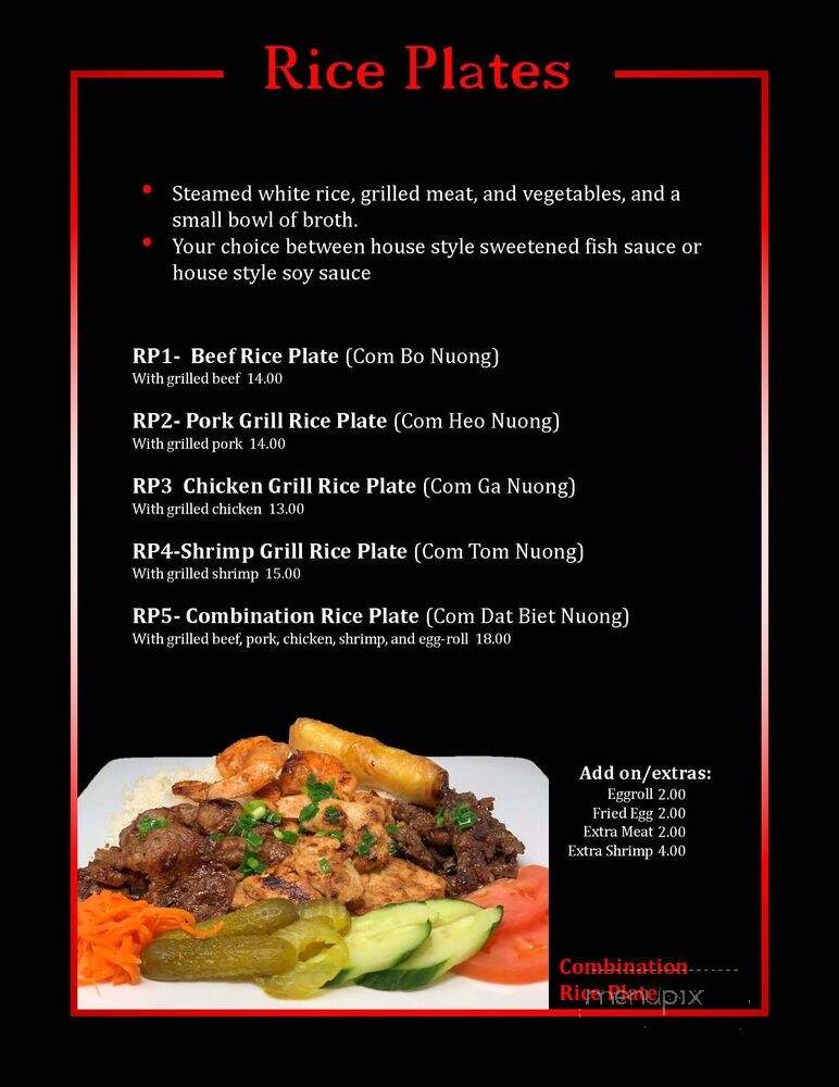 Pho by Night - Littleton, CO menu_pic