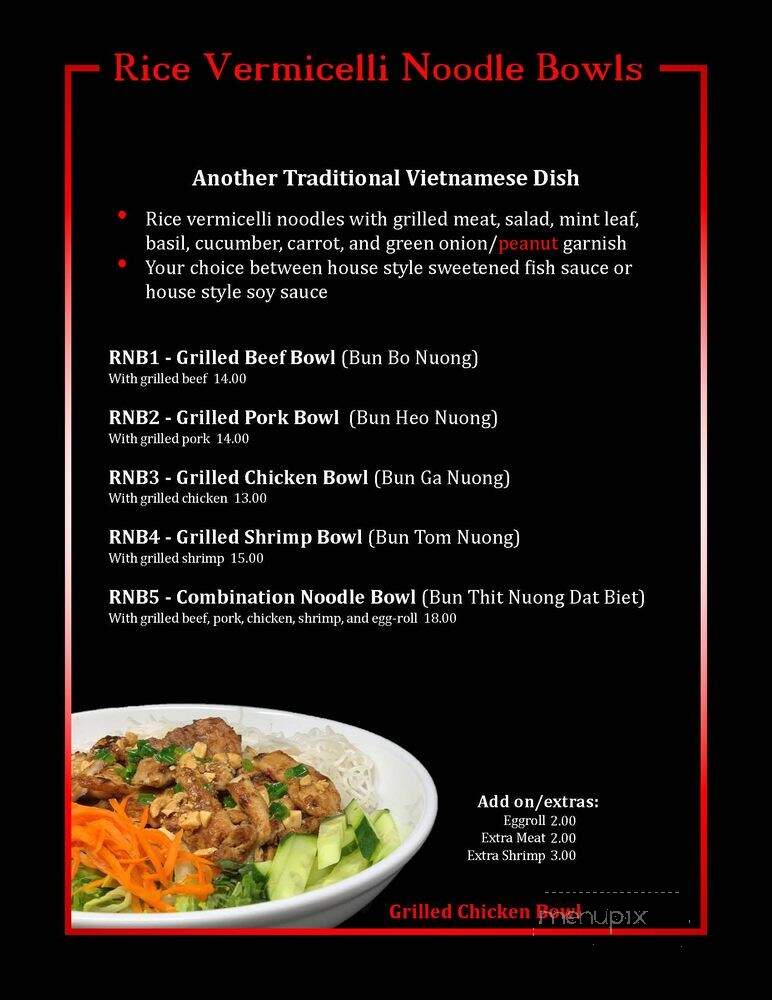 Pho by Night - Littleton, CO menu_pic
