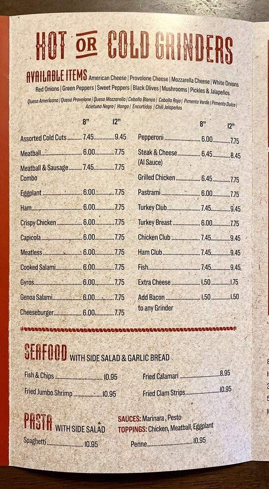 Ranch House Pizza - Hartford, CT menu_pic