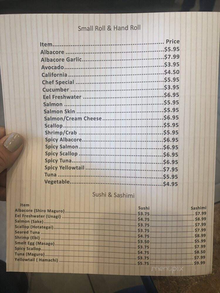 Sushi 21 Express - Santa Ana, CA menu_pic