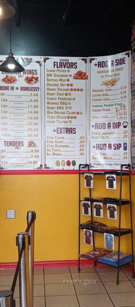 Wings World - Dallas, TX menu_pic