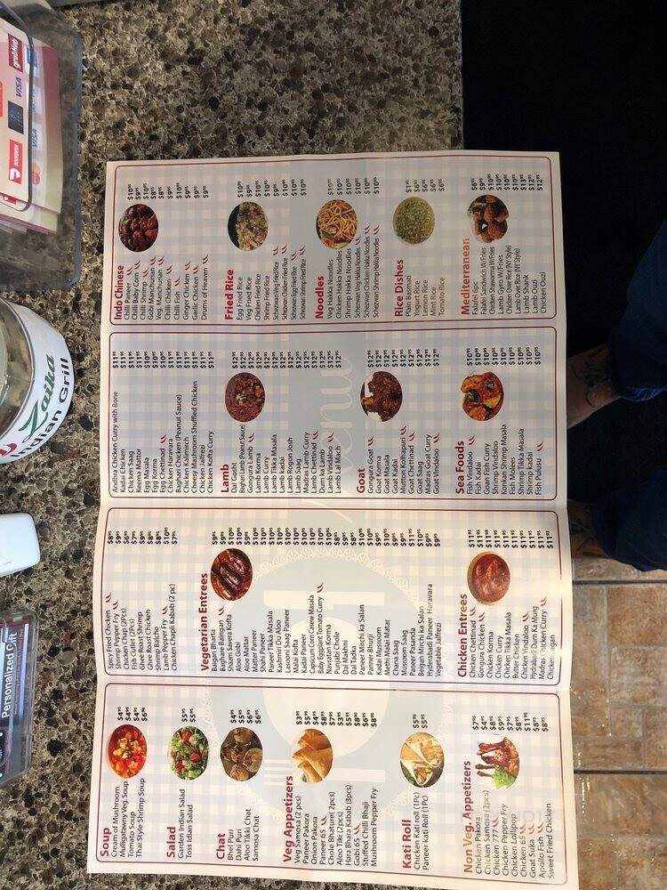 Zaika Indian Grill - Branchburg, NJ menu_pic