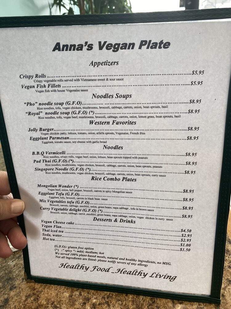 Anna's Vegan Plate - Palm Bay, FL