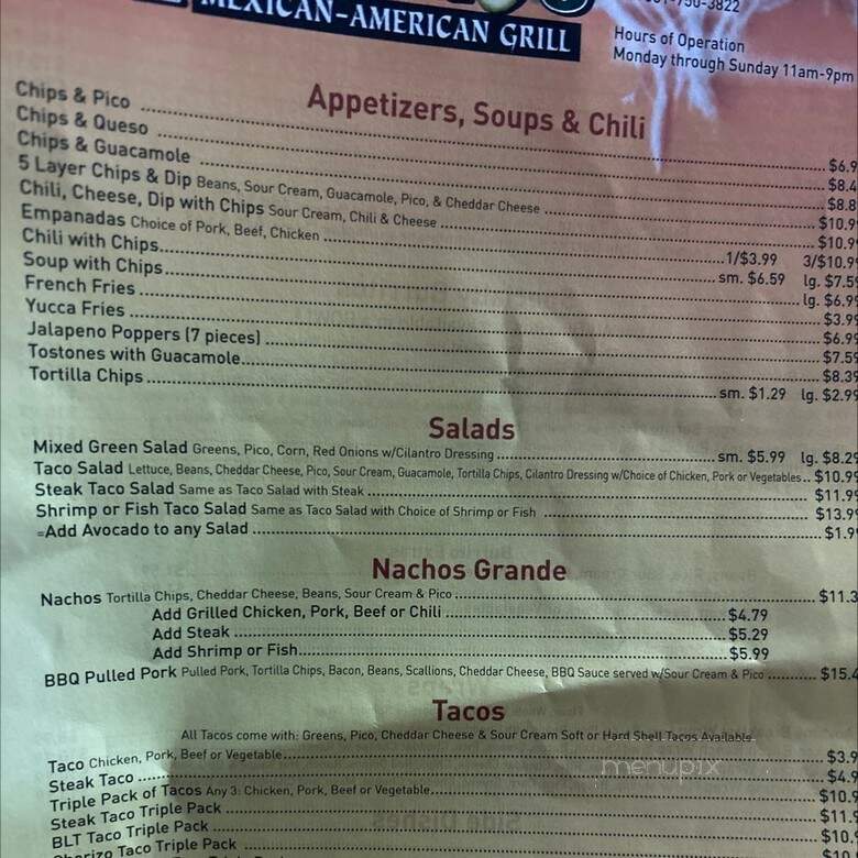 Avocados - Bohemia, NY menu_pic