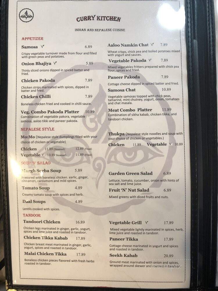 Babu's Kitchen - Manitou Springs, CO menu_pic